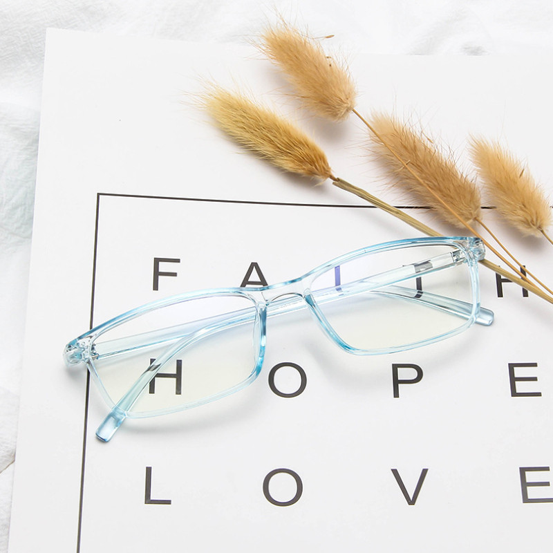 Kék fény elleni számítógépes szemüvegek női férfiak kis négyzet alakú optikai szemüvegek divatos vintage ultrakönnyű fáradtság elleni szemüvegek