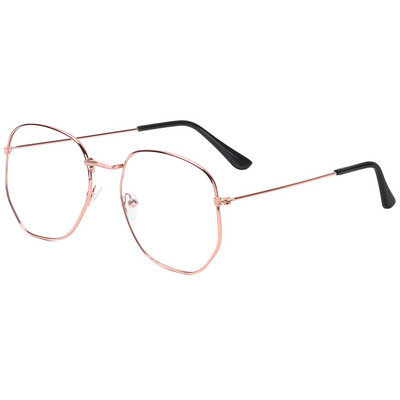 Ochelari optici de epocă 2021, femei, bărbați, ochelari rotunzi din metal supradimensionați, cadru pentru îngrijirea vederii, ochelari de lectură, ochelari fără grad