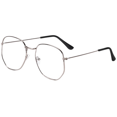 Ochelari optici de epocă 2021, femei, bărbați, ochelari rotunzi din metal supradimensionați, cadru pentru îngrijirea vederii, ochelari de lectură, ochelari fără grad