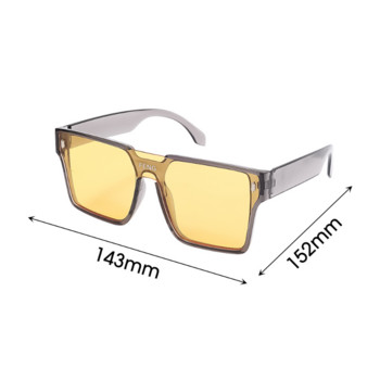 Ανοιξιάτικα καλοκαιρινά γυαλιά ηλίου Τετράγωνο σκελετό Αντι-μπλε γυαλιά για άνδρες Γυναικεία μόδα γυαλιά ηλίου εξωτερικού χώρου Ταξιδιωτικά γυαλιά κατά της υπεριώδους ακτινοβολίας