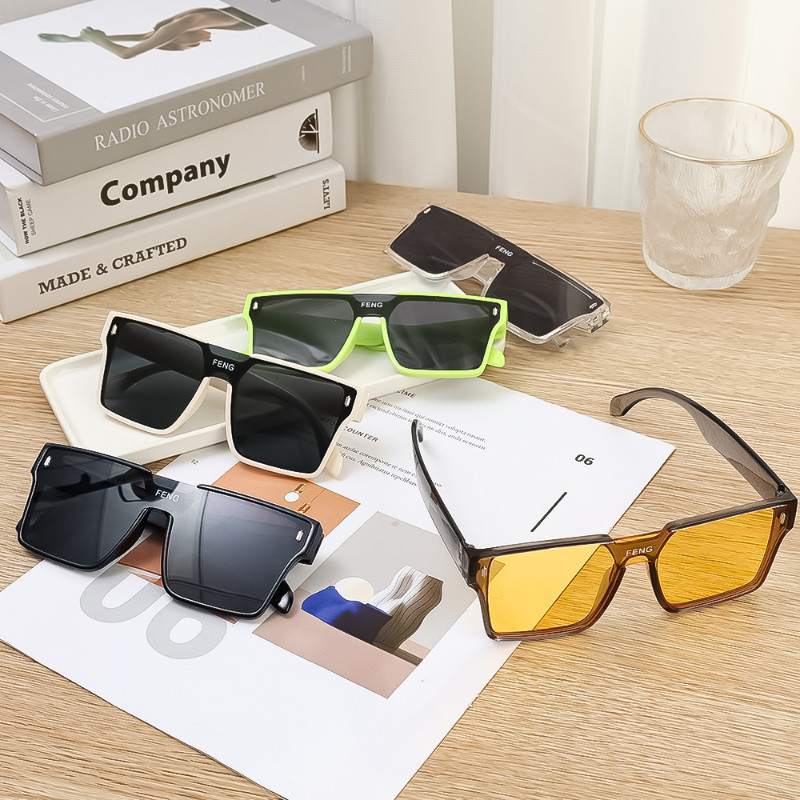 Tavaszi Nyári Napszemüvegek Négyzet alakú Antikék Szemüvegek Férfi Női Divat Napszemüveg Szabadban Utazás Anti-ultraibolya Szemüvegek