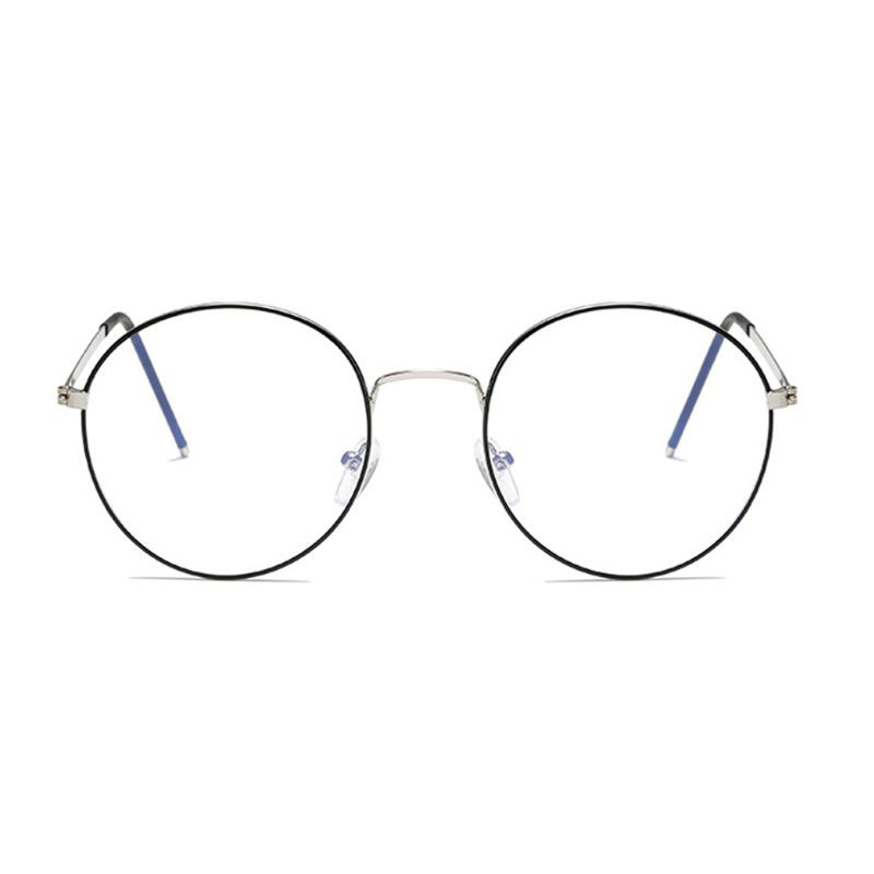 Számítógépes szemüvegek Férfi szemüvegkeretek Kék fény elleni védőszemüvegek tükröződésmentes szemüvegkeret női kerek átlátszó lencsék hamis szemüvegek