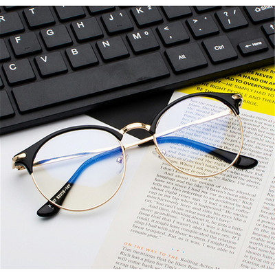 Apsaugos nuo spinduliuotės akiniai Unisex mėlyni šviesą blokuojantys akiniai nuo akių nuovargio dekoratyviniai akiniai Lengvi kompiuterio ekrano akiniai