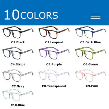 CRIXALIS Brand Design Квадратни очила против умора със синя светлина Дамски мъжки ретро оптични четене за мъже Рамка за очила UV400