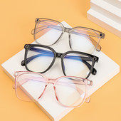 Ochelari cu lumină albastră, cadru PC, lentile din rășină, ochelari de soare anti radiații care blochează lumina albastră, lentile transparente, ochelari pentru computer
