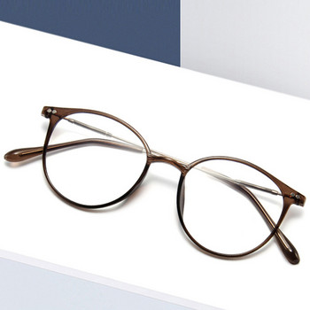 Луксозна марка Рамка за компютърни очила Жени Мъжки Кръгли очила против синя светлина Блокиращи очила Очила Оптични очила Очила