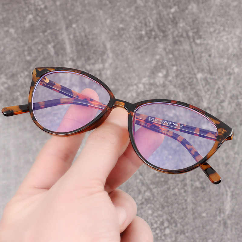 Macskaszem Kék fényt blokkoló szemüvegek PC-keret Irodai számítógépes szemüvegek Anti Blue Rays szemüvegek Női Férfi Látásápoló szemüvegek