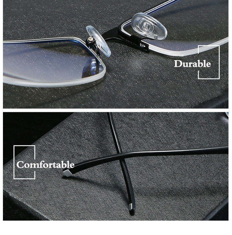 Bifokaalsed lugemisprillid Progressiivsed multifokaalsed presbüoopilised prillid Sinise valguse vastased prillid Poolraamilised Mehed Naised +1,0–4,0