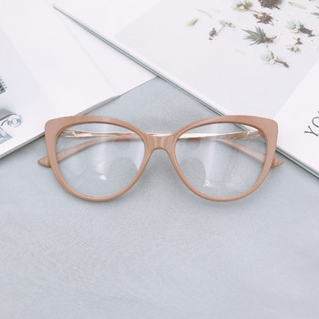 Модни TR90 анти синя светлина блокираща рамка за очила котешко око Дамски луксозни дизайнерски ретро очила за дамски оптични рамки