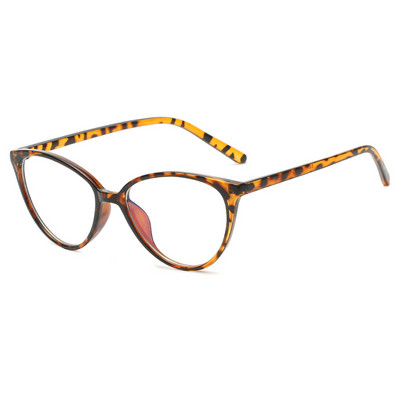 Moda TR90 Anti blocarea luminii albastre Rame de ochelari cu ochi de pisică Ochelari de vedere retro de designer de lux pentru femei Rama optică
