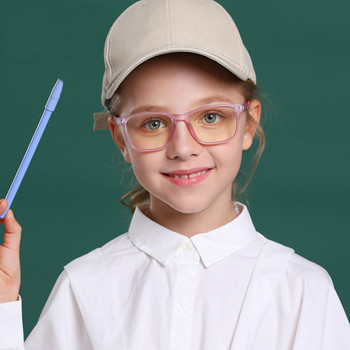 2022 Нови очила против синя светлина TR90 Обикновени очила Детска радиационна защита за детски компютър Очила с ултра лека рамка