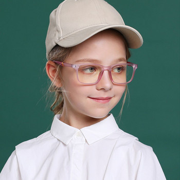 2022 Нови очила против синя светлина TR90 Обикновени очила Детска радиационна защита за детски компютър Очила с ултра лека рамка