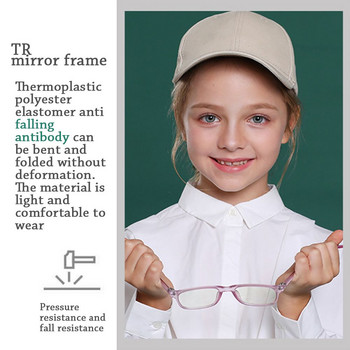 2022 Νέα TR90 Anti Blue Light Γυαλιά Απλό Γυαλιά Παιδική Ακτινοπροστασία για Παιδικό Υπολογιστή Γυαλιά Οράσεως Ultra Light Frame