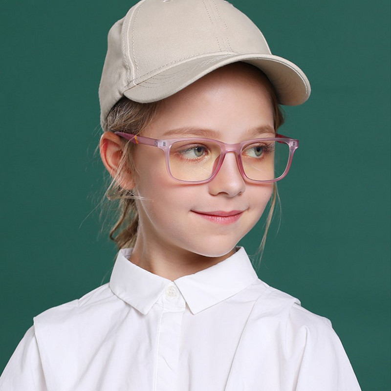 2022-es új TR90 Anti Blue Light szemüvegek Sima szemüvegek Gyerek sugárvédelem Kid Computerhez Ultra könnyű keretes szemüvegek