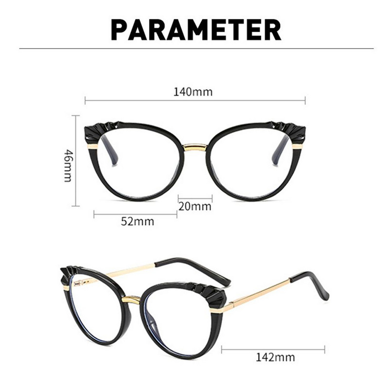 Új Leopard Big Frame UV ellenes kék sugarak szemüvegek női férfi számítógépes szemüvegek kék fényszűrős szemüvegek optikai