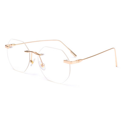 Ochelari anti-lumină albastră pentru femei, bărbați, ochelari de ochi fără ramă, ochelari cu blocare a razelor albastre, protecția ochilor, ochelari pentru computer