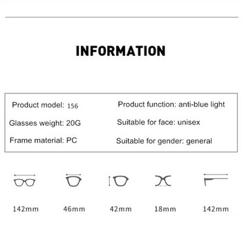 2023 Νέα γυαλιά γυαλιών Cat Eye Anti-Blue Light Γυαλιά Γυναικείας Μόδας Vintage Οπτικά Γυαλιά Οπτικά Γυαλιά Μεγάλου Σκελετού