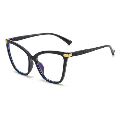 2023 Noi ochelari de vedere cu ochi de pisică anti-lumină albastră pentru femei, bărbați, ochelari de modă vintage cu cadru supradimensionat, ochelari optici