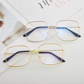 Ochelari de modă Ochelari clari pentru femei Ochelari cu rame metalice Ochelari pentru fete Ochelari pentru studenți Ochelari pentru computer Ochelari cu blocare a luminii albastre