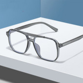 Femei Bărbați Ochelari pătrați anti-lumină albastră Ochelari de blocare Ochelari transparenți pentru computer Ramă Ochelari optici