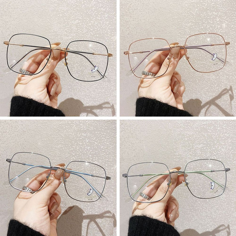 Mehed Naiste Kontor Silmakaitse Vastupidavad arvutiprillid Suured prillid Anti-Blue Light Prillid Ultra Kerge raam