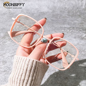 Ochelari anti-lumină albastră, femei, bărbați, ochelari de metal, ochelari clari, ochelari optici, cadru pătrat, lentile transparente, unisex