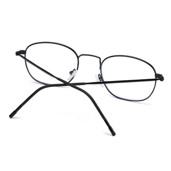 1PC Очила против синя светлина Жени Мъже Преносими класически кръгли метални рамки Очила за защита на очите Свръхлеки очила за компютърна игра