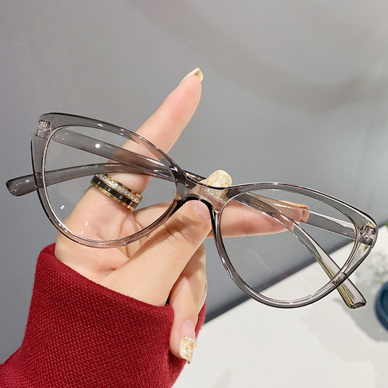Macskaszem anti kék fény női divat személyiség divat retro számítógép mobiltelefon kék fényt blokkoló szemüveg
