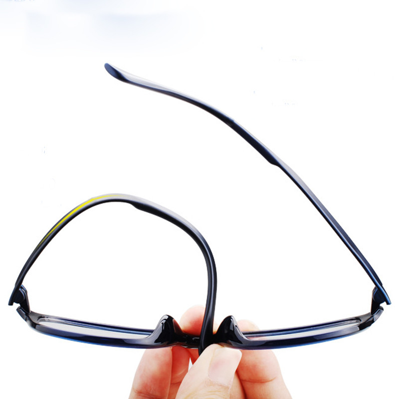 Retro divatos szemüvegek kiváló minőségű férfi és női olvasószemüvegek üzleti irodai egyszerű klasszikus négyzet alakú antikék szemüvegek+0~+400