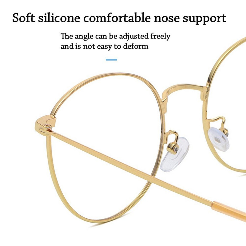 Irodai Szemvédelem Elszíneződés Számítógépes Szemüvegek Anti-kék Világos Szemüvegek Ultrakönnyű Keret Túlméretes Szemüvegek