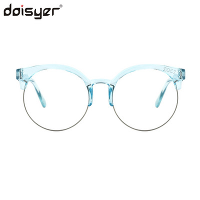 DOISYER Factory Custom Anti-albastru Filtru Lumină Ochelari OEM PC Rame optice rotunde Ochelari pentru copii