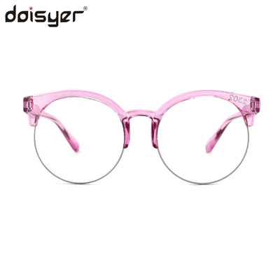 DOISYER Factory Custom Anti-albastru Filtru Lumină Ochelari OEM PC Rame optice rotunde Ochelari pentru copii