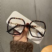 Ochelari de vedere pătrați supradimensionați de modă, pentru femei, bărbați, 2022, noi, albastru, care blochează lumina, Ochelari pentru bărbați, femei, ochelari la modă pentru lectură 1 buc