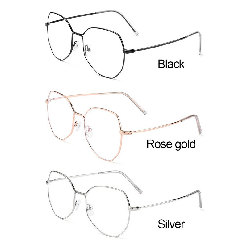 Uniszex kék fényblokkoló szemüvegek Anti Blue Ray olvasószemüvegek fémkeretes számítógépes játékszemüvegek női férfiaknak