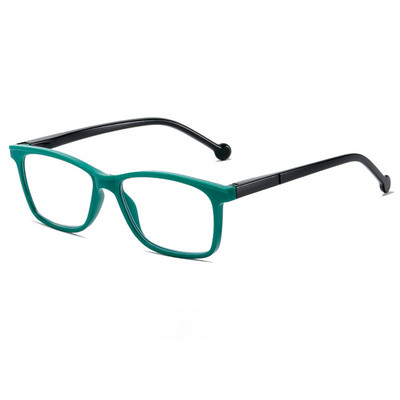 Ochelari cu oglindă plat cu personalitate student tocilar Ochelari cu lentile transparente antireflectorizante pentru femei bărbați purtând zilnic FS99