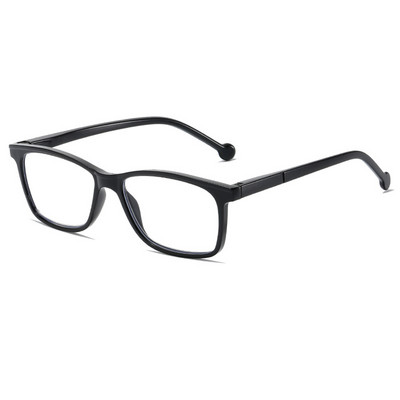 Ochelari cu oglindă plat cu personalitate student tocilar Ochelari cu lentile transparente antireflectorizante pentru femei bărbați purtând zilnic FS99