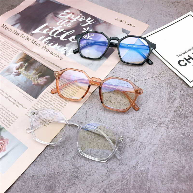Kék fény elleni szemüvegek Női Férfi Sugárzásgátló Számítógépes Szemüvegek Játékszemüvegek Tiszta lencsés tükröződésmentes átlátszó szemüveg