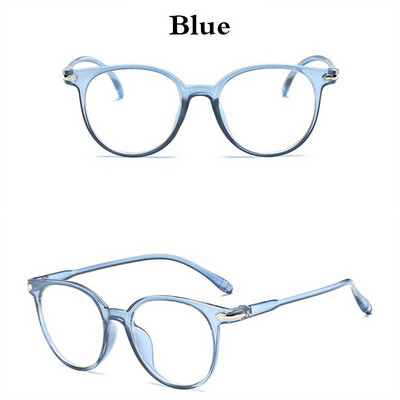 Ochelari Anti Lumina Albastra Rotunzi Transparenti Ochelari Cadru Complet Vara 2022 Ochelari Stil Vintage Ochelari Plati Moda