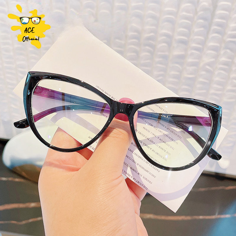 Cat Eye Anti Blue Light Szemüvegek Blokkoló Szűrő Számítógépes Szemüvegek Férfi Női Szuper világos keretes Szemüvegek Rózsaszín Átlátszó Szemüvegek