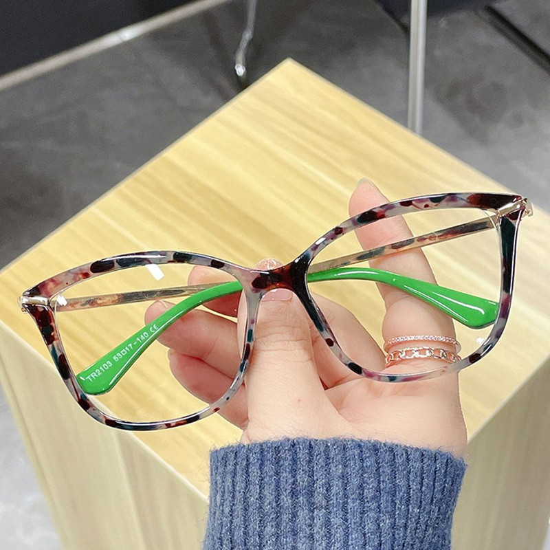 Új divatos antikék világos szemüvegek női férfi túlméretezett keret Szemvédelem Ultra könnyű szemüvegek irodai számítógépes szemüvegek