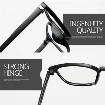 ZUEE Classic Anti-blue Light Рамки за компютърни очила за мъже Винтидж квадратни пластмасови рамки за очила Дамски прозрачни рамки за очила