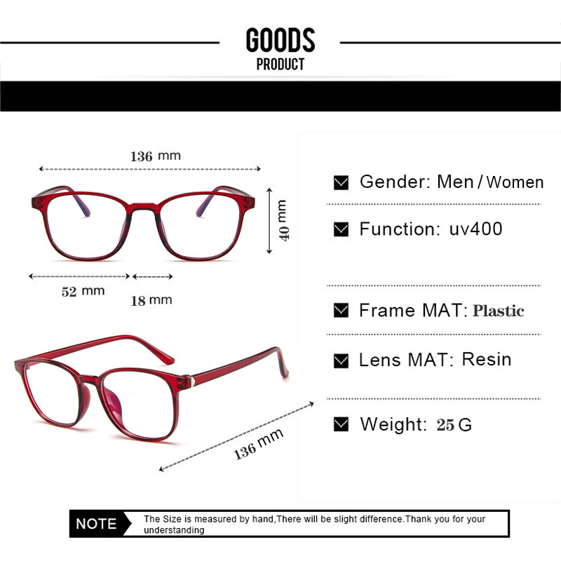 ZUEE klasszikus antikék fényű számítógépes szemüvegkeretek férfiaknak Vintage négyzet alakú műanyag szemüvegkeret női átlátszó szemüvegkeret