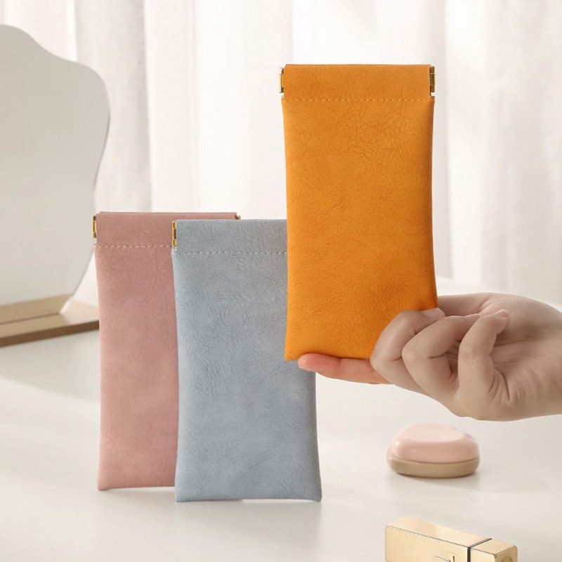 Mekana PU kožna torba za naočale Kutija za sunčane naočale Prijenosna vodootporna torbica Zaštitna navlaka za naočale Torba za pohranu naočala