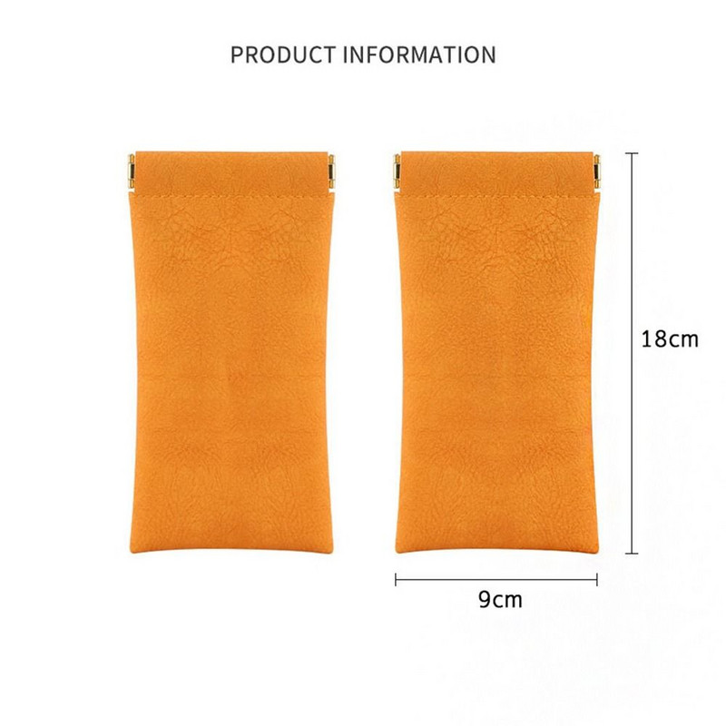 Mekana PU kožna torba za naočale Kutija za sunčane naočale Prijenosna vodootporna torbica Zaštitna navlaka za naočale Torba za pohranu naočala