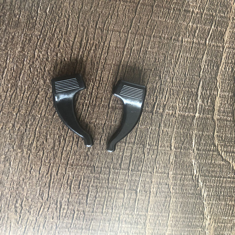 10 pari vrhunskog silikonskog protukliznog držača za dodatke za naočale Bijela/crna kukica za uho Sportski čepovi vrha za naočale