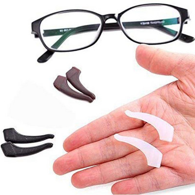 10 чифта висококачествен силиконов противоплъзгащ се държач за очила Аксесоари Деца/възрастни Кукичка за уши Спортни запушалки за накрайници за очила