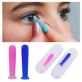 2 buc/lot bărbați femei lentile de contact din silicon la îndemână ventuze mici stick pentru mini instrument de îndepărtare a lentilelor de contact