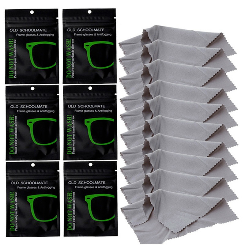 12 db Újrafelhasználható párásodásgátló törlőkendők Szemüvegek Előre megnedvesített párásodásgátló lencse törlőkendő páramentesítő szemüvegtörlő Párásodás megelőzése szemüveg úszáshoz