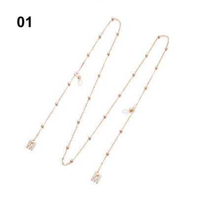 Lanțuri de ochelari din metal la modă 2021 Ochelari de soare Snururi pentru ochelari de lectură anti-pierdere Curea ochelari Accesorii pentru ochelari