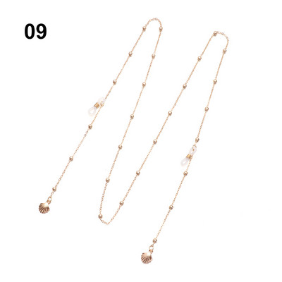 Lanțuri de ochelari din metal la modă 2021 Ochelari de soare Snururi pentru ochelari de lectură anti-pierdere Curea ochelari Accesorii pentru ochelari